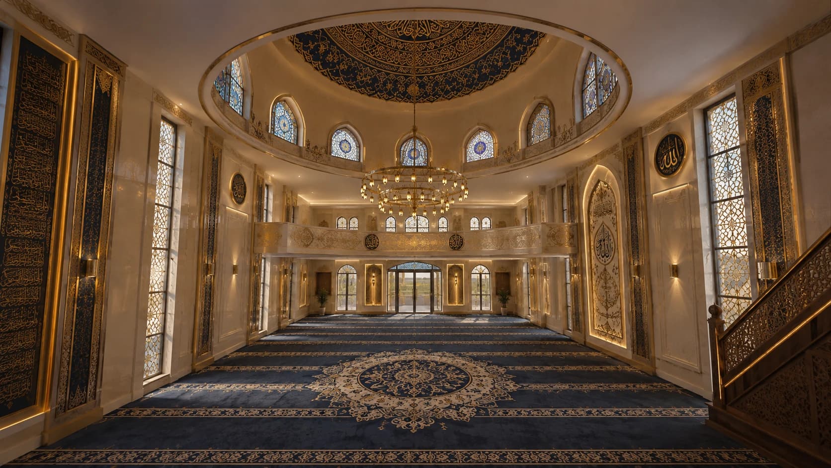 DITIB Moschee Giessen — Innenperspektive