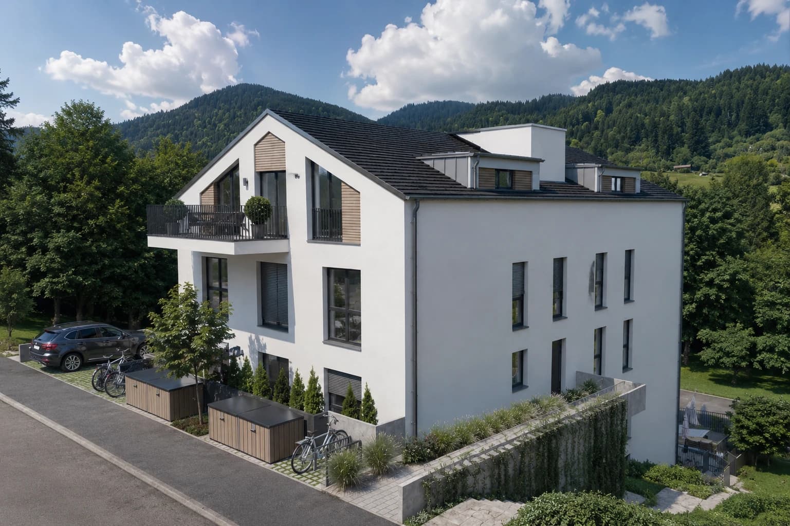 Mehrfamilienhaus Bad Schwalbach — Außenperspektive 01 (11)
