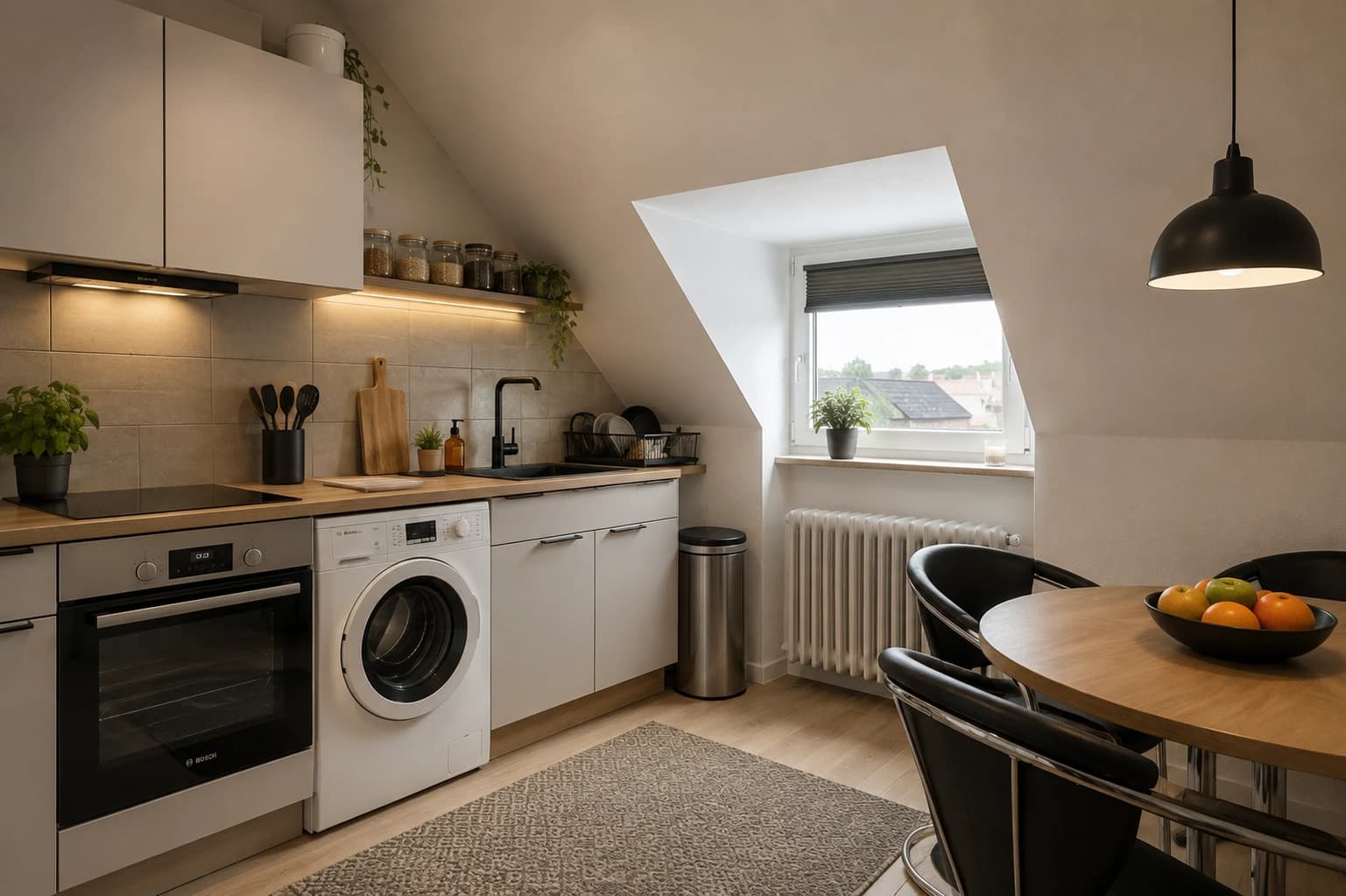 Modernisierung Mehrfamilienhaus in Langenselbold — Küche DG