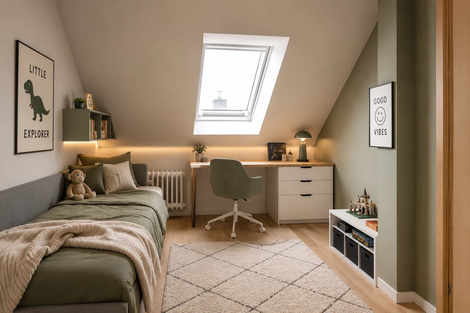 Modernisierung Mehrfamilienhaus in Langenselbold — Kinderzimmer DG
