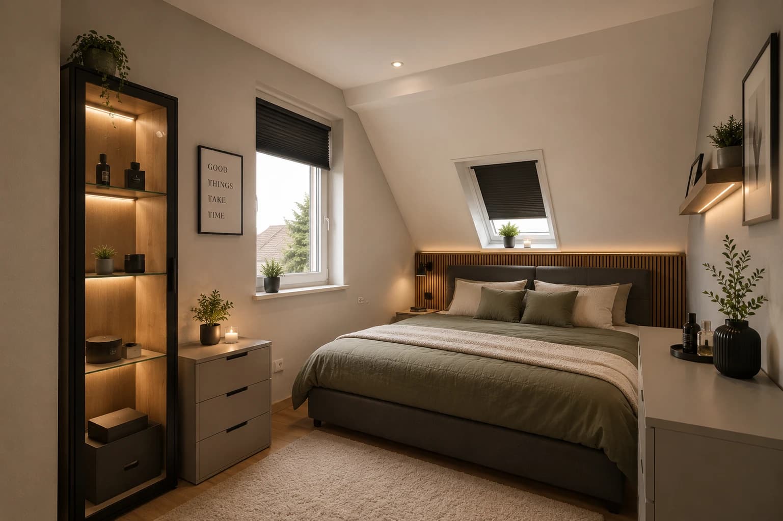 Modernisierung Mehrfamilienhaus in Langenselbold — Schlafzimmer DG