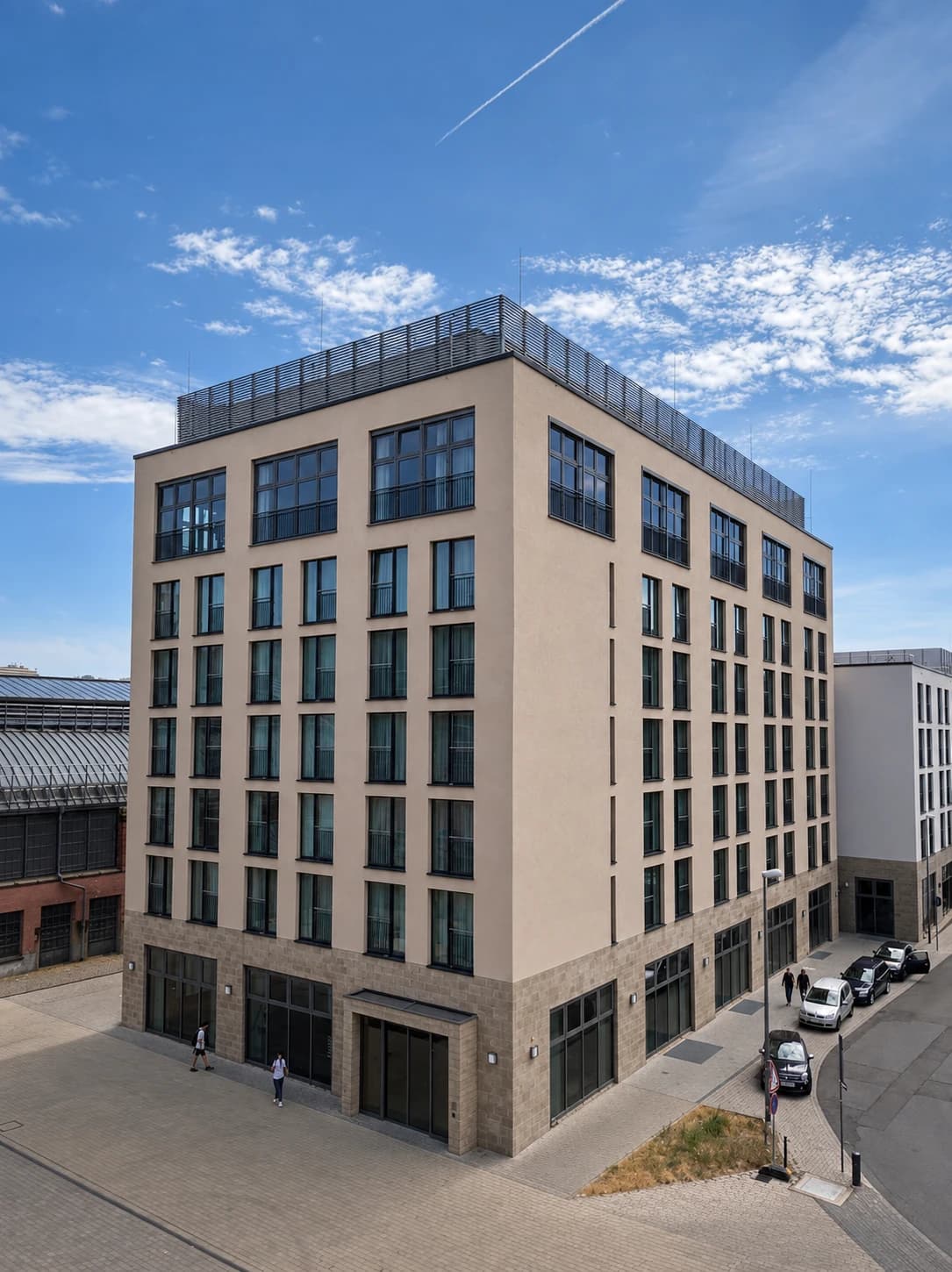 Neubau eines Hotels in Wiesbaden — Außenperspektive 02