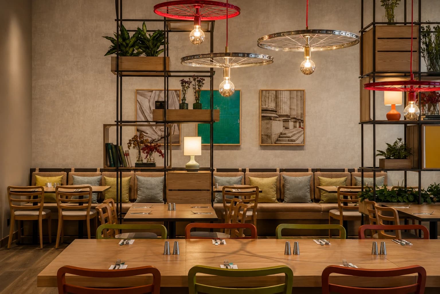 Neubau eines Hotels in Wiesbaden — Restaurant