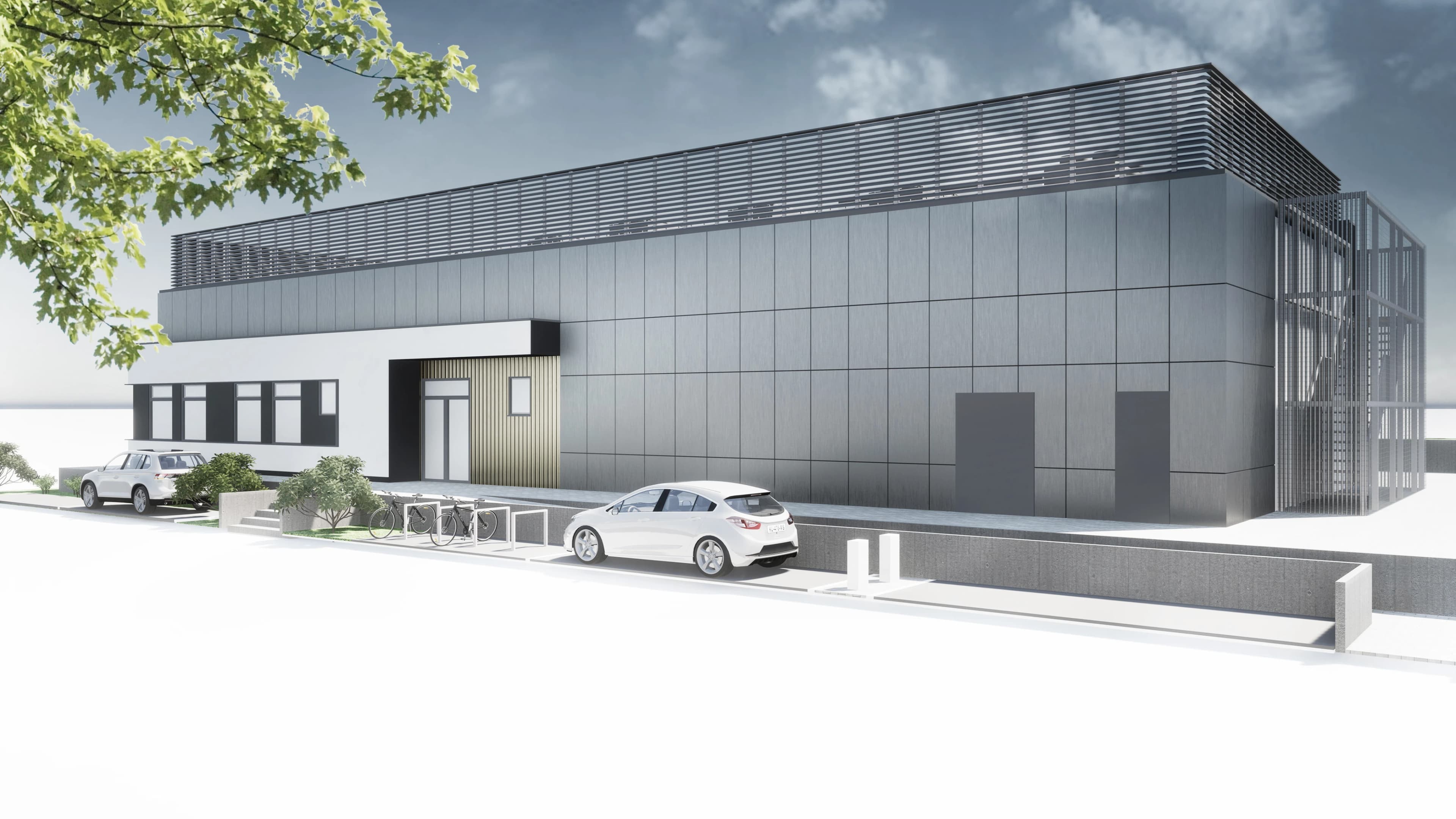 Neubau eines Rechenzentrums in Salzgitter — Rendering 01
