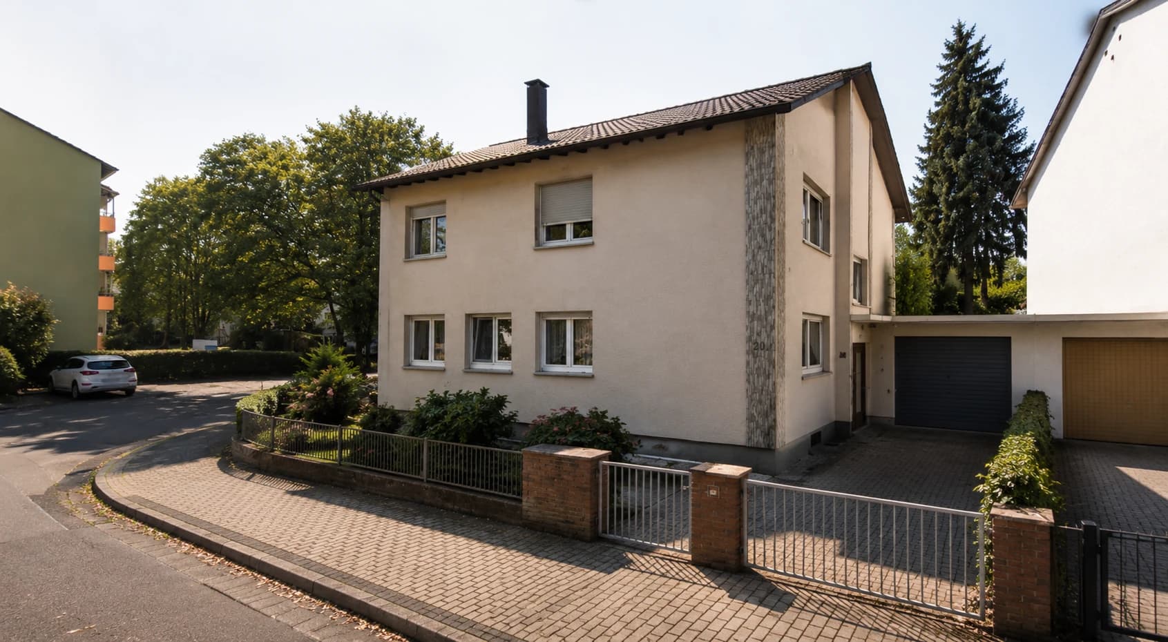 Bestandsaufnahme eines Einfamilienhauses in Hanau - Kesselstadt — Außenperspektive