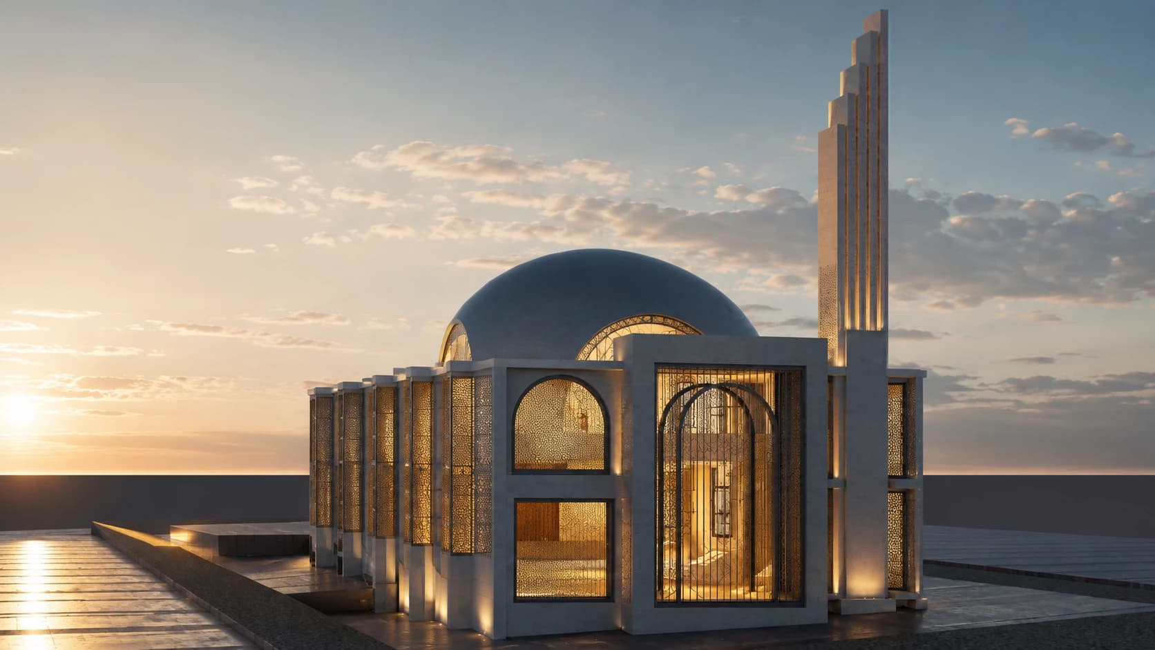 DITIB Moschee Giessen — Außenperspektive 1