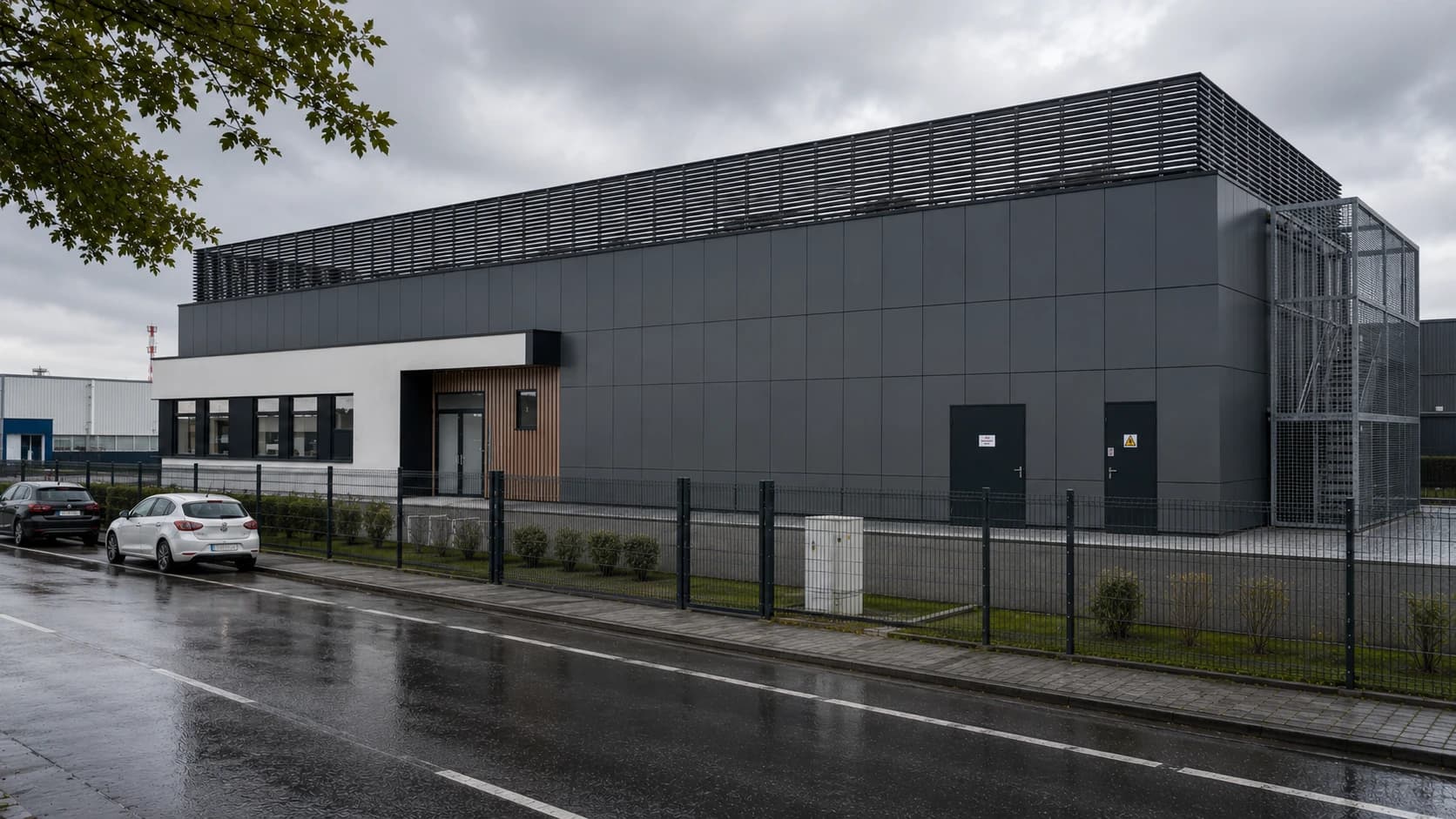 Neubau eines Rechenzentrums in Salzgitter — Außenperspektive 01